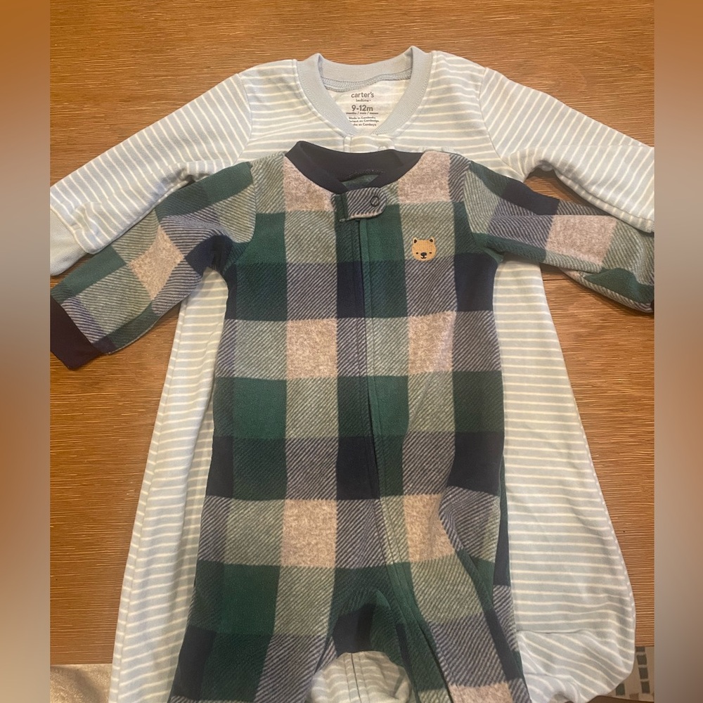 Fleece pajama and sleep sack bundle